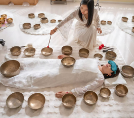 Singing Bowl Therapy Practice