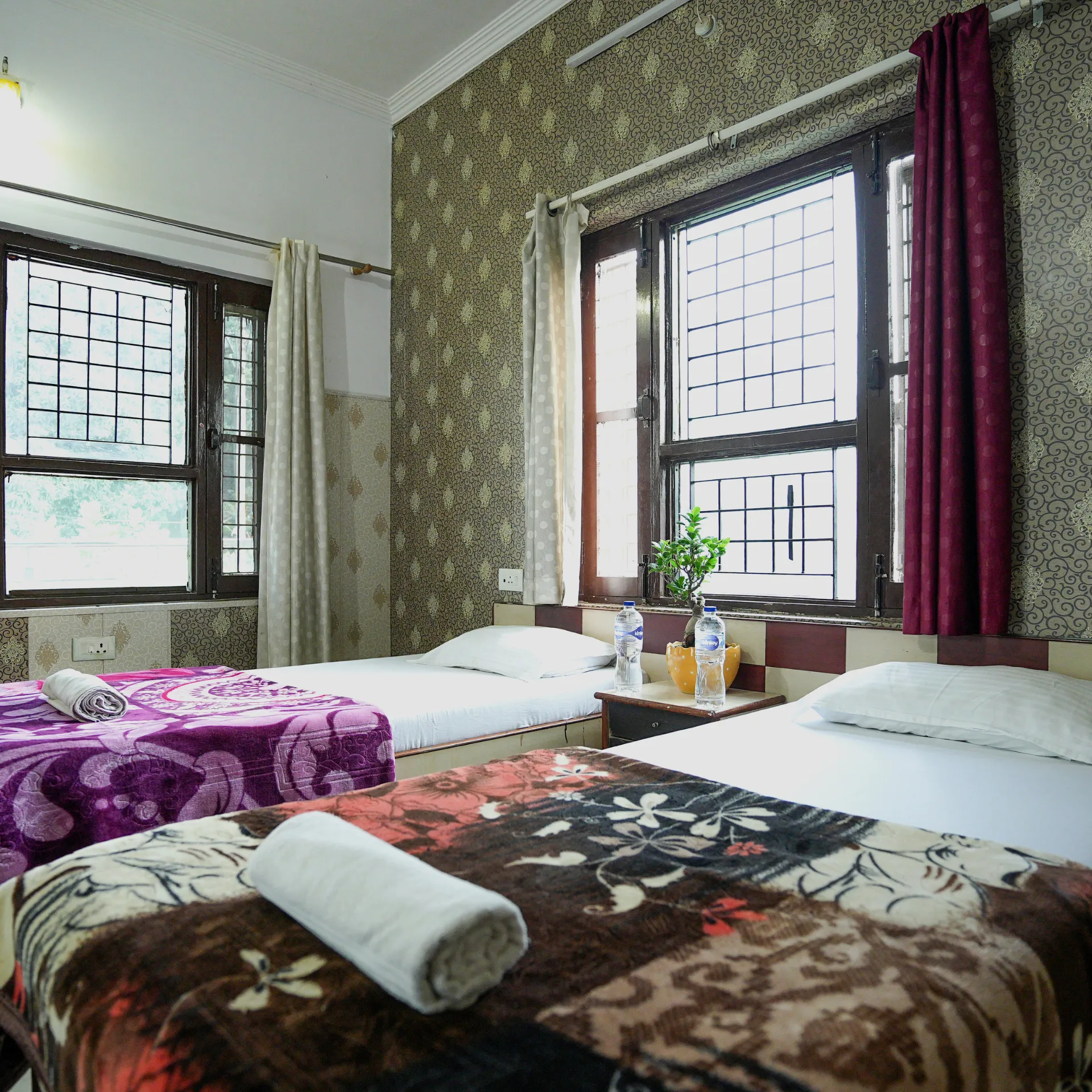 Accomodation in yoga school